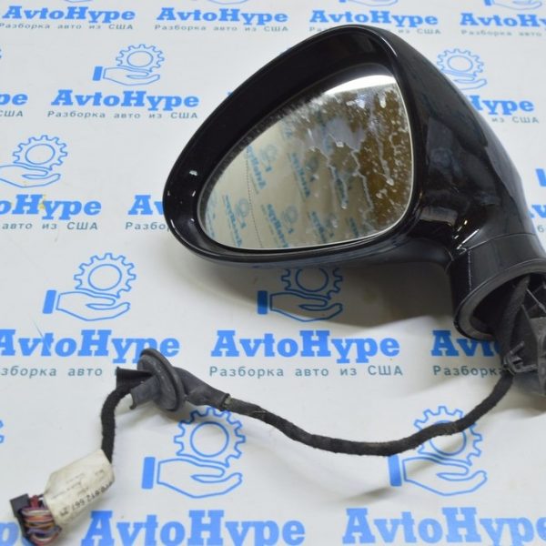 Зеркало боковое левое Porsche Panamera 14-16 черн, 12 пин, подсветка (01) 97073103509