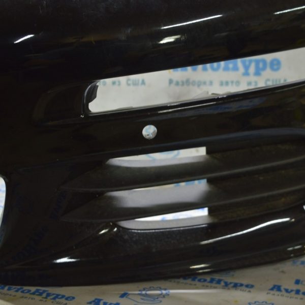 Решетка переднего бампера левая Porsche Panamera 10-16 черная 970505555031E0