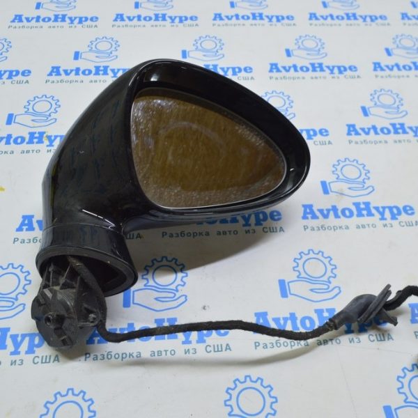 Зеркало боковое правое Porsche Panamera 14-16 черн, 12 пин, подсветка (01) 97073103809