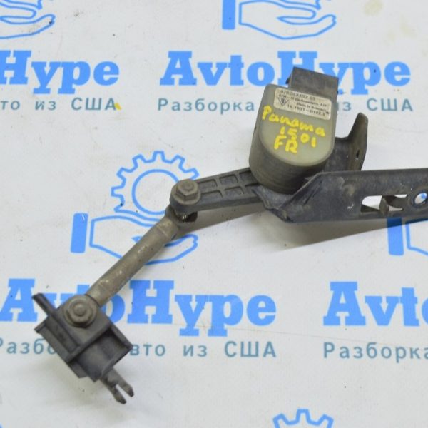 Датчик наклона кузова передний правый Porsche Panamera 10-16 с тяжкой (01) 97034302203