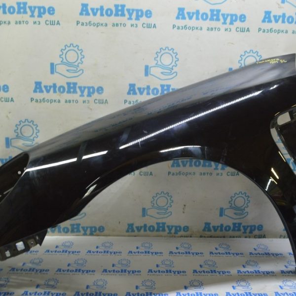 Крыло переднее левое Porsche Panamera 14-16 черный 041 (01) в цвет 97050303103GRV