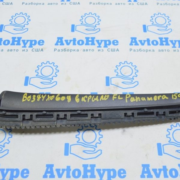 Накладка крыла перед лев Porsche Panamera 10-16 черн, внутренняя 970504353001E0