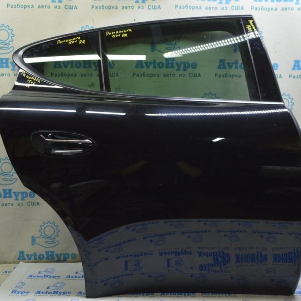 Дверь голая зад прав Porsche Panamera 10-16 черный 041 (01) со стеклоподъемником 97053622203 97053201201GRV