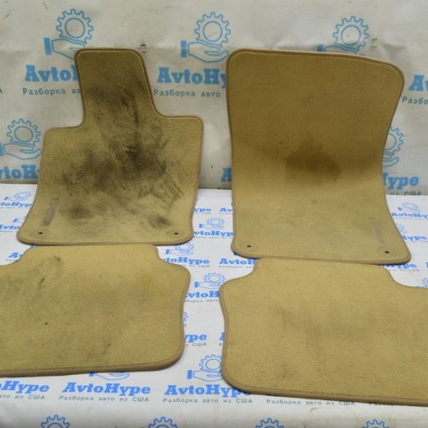 Комплект ковриков салона Porsche Panamera 10-16 тряпка беж (01) под химчистку 970-044-800-60-DK4