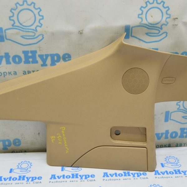 Накладка задней стойки верх левая Porsche Panamera 10-16 кожа беж 970-555-187-01-DLY