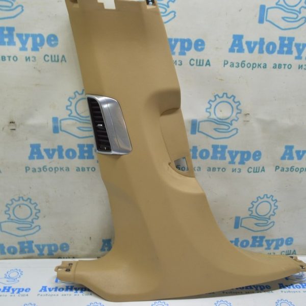 Накладка центральной стойки нижняя левая Porsche Panamera 10-16 беж 970-555-183-03-4H0