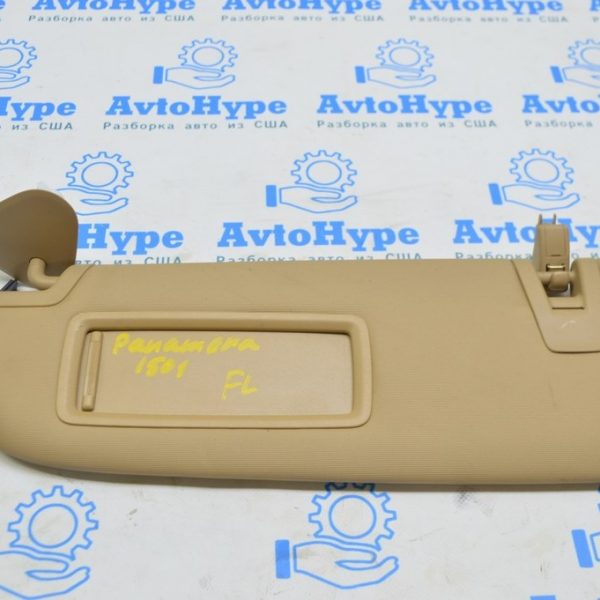 Козырек левый Porsche Panamera 10-16 тряпка беж 970-731-031-19-AZ2