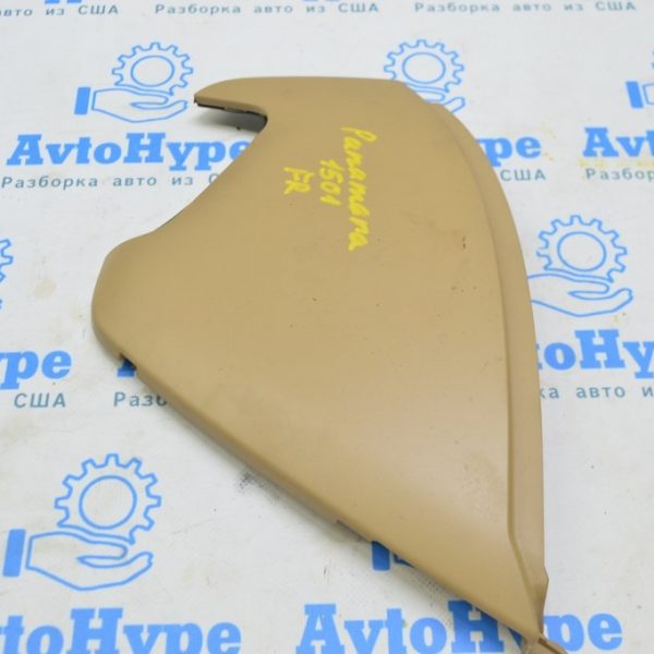 Накладка передней панели боковая правая Porsche Panamera 10-16 беж 970-552-406-00-6W0