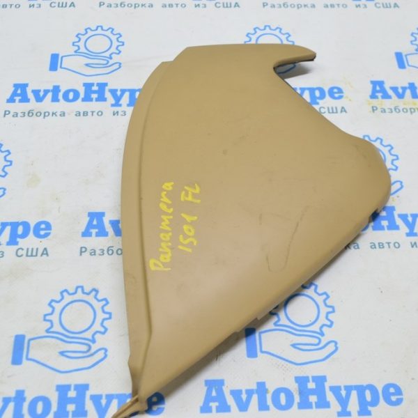 Накладка передней панели боковая левая Porsche Panamera 10-16 беж 970-552-405-00-6W0