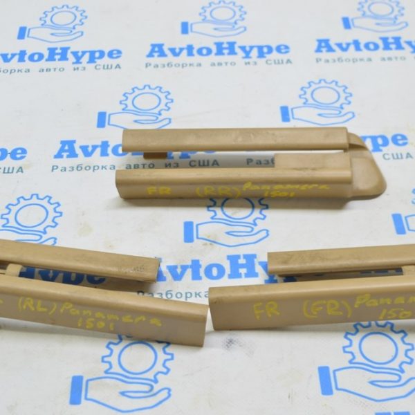 Накладка салазок пассажирского сиденья передняя правая Porsche Panamera 10-16 беж 970521360004H0