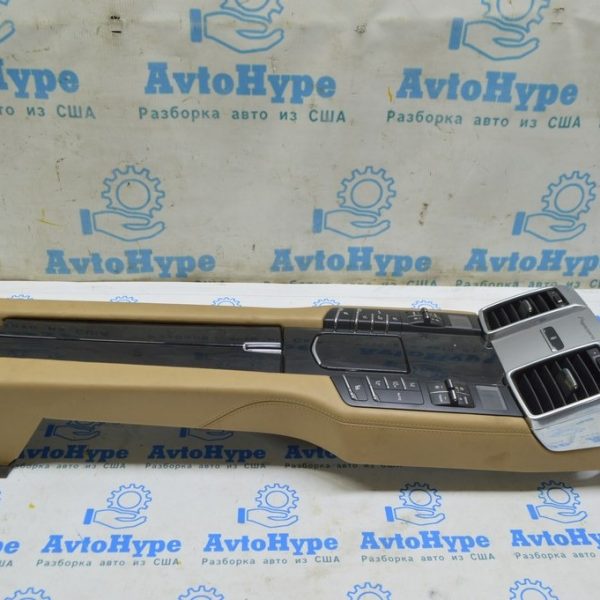 Консоль центральная задняя Porsche Panamera 10-16 беж 970553411008ED