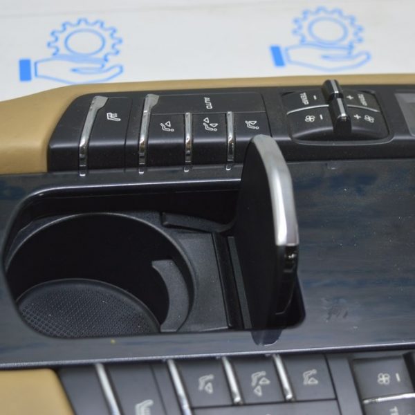 Карман подстаканник задней центральной консоли перед Porsche Panamera 10-16 черн 97055348100