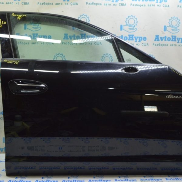 Дверь голая передняя правая Porsche Panamera 10-16 2 части со стеклоподъем. черн. 041 (01) 97053101201GRV