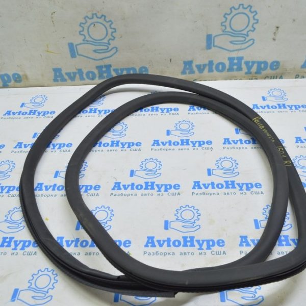 Уплотнитель дверного проема зад лев Porsche Panamera 10-16 (01) надрыв 97053626503