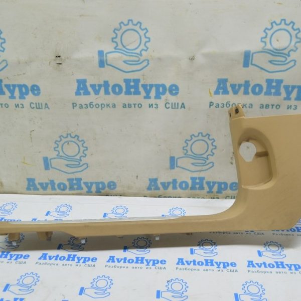 Накладка порога внутр перед лев Porsche Panamera 10-16 беж с хромом 970555517004H0