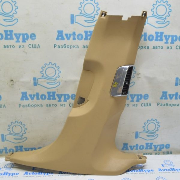 Дефлектор воздуховода центральной стойки правый Porsche Panamera 10-16 хром 97055535201DAP