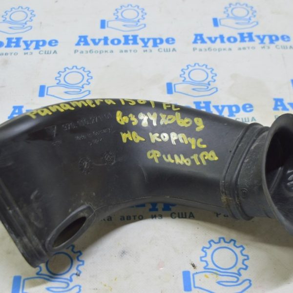 Воздуховод на фильтр левый Porsche Panamera 10-16 3.0d большой 97011027101