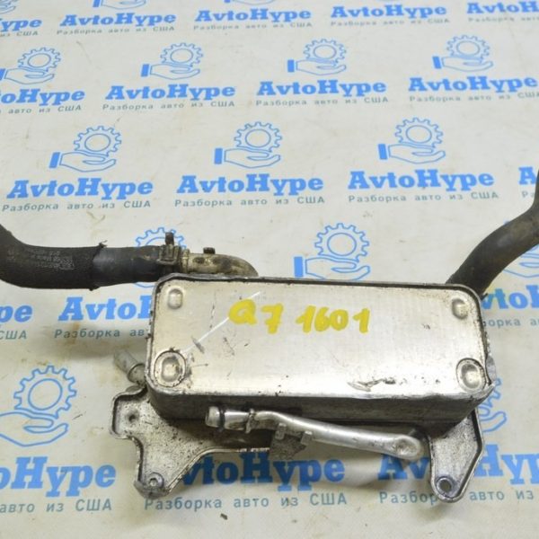 Охладитель масляный АКПП Audi Q7 4M 15- 2.0T (01) прижата трубка 4M0317021G