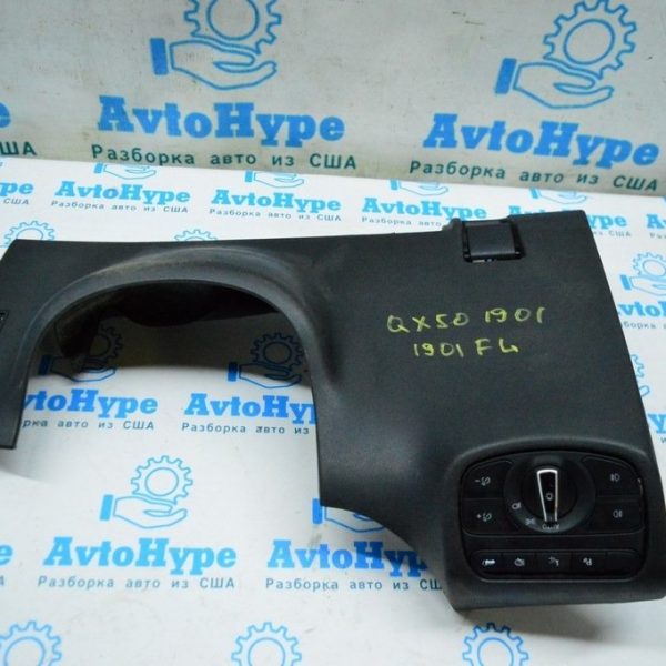 Накладка колени водителя Infiniti QX50 19- черн 68106-5NA0B