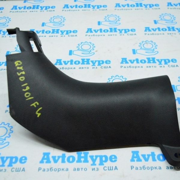 Накладка передней стойки нижняя левая Infiniti QX50 19- черная 66901-5NA0A