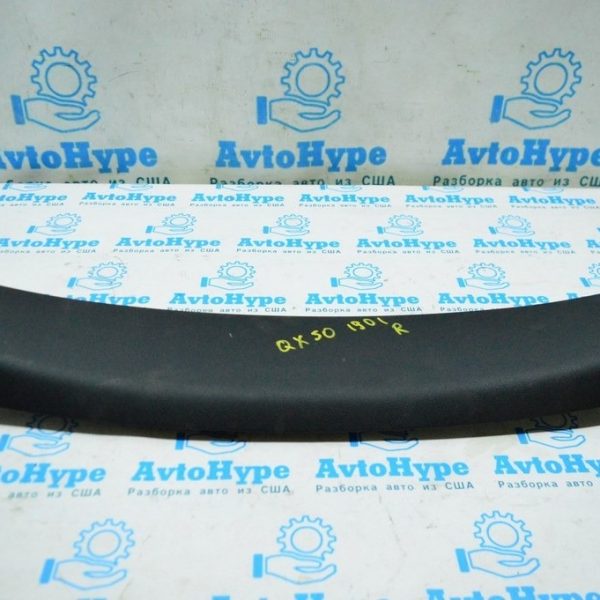 Обшивка двери багажника верхяя Infiniti QX50 19- черная 90900-5NA0A