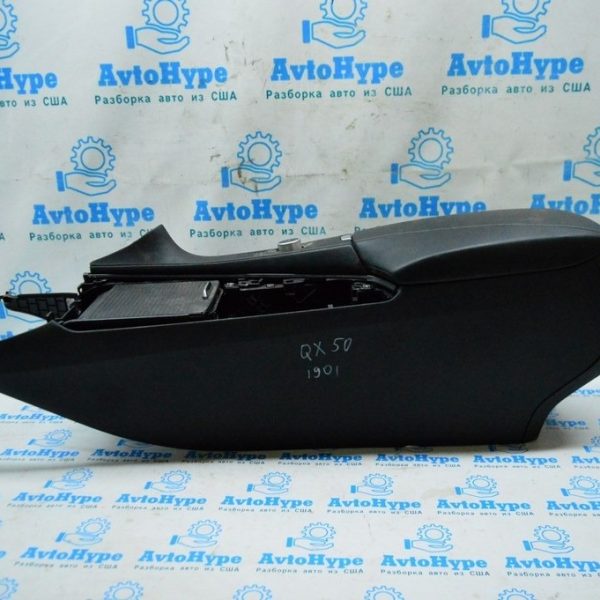Консоль центральная (подлокотник и подстаканники) Infiniti QX50 19- (01) без упр.климат контр 969105NA0A