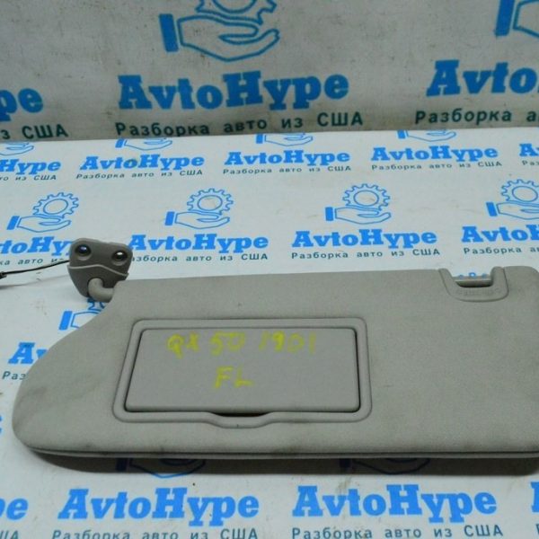 Козырек левый Infiniti QX50 19- (01) серый под химчистку 96401-5NA5A