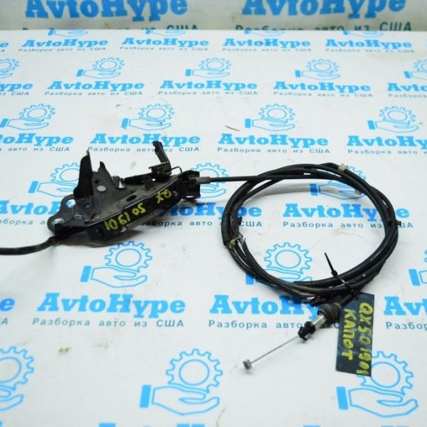 Трос открытия замка капота Infiniti QX50 19- (03) есть большие деф. 656215NA0A