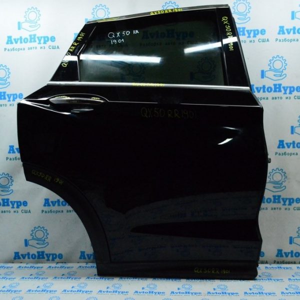 Дверь голая зад прав Infiniti QX50 19- (01) черн цвет идеал HBA005NAMA