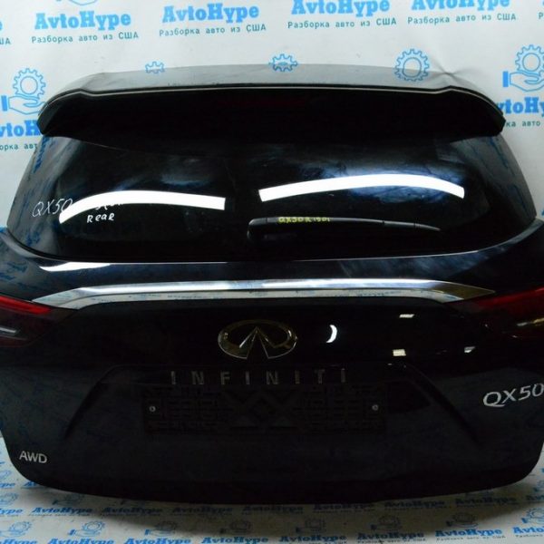 Дверь багажника голая Infiniti QX50 19- (01) черный цвет KMA005NAMA