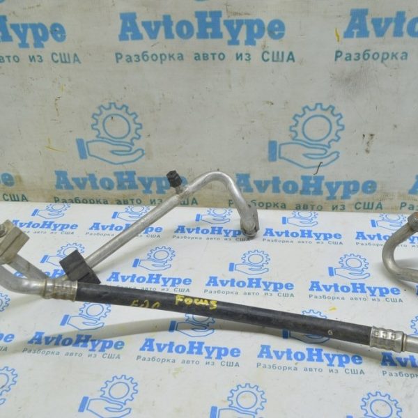 Трубка кондиционера компрессор-печка Ford Focus mk3 15-18 2.0 рест в сборе как на фото F1FZ19D742T