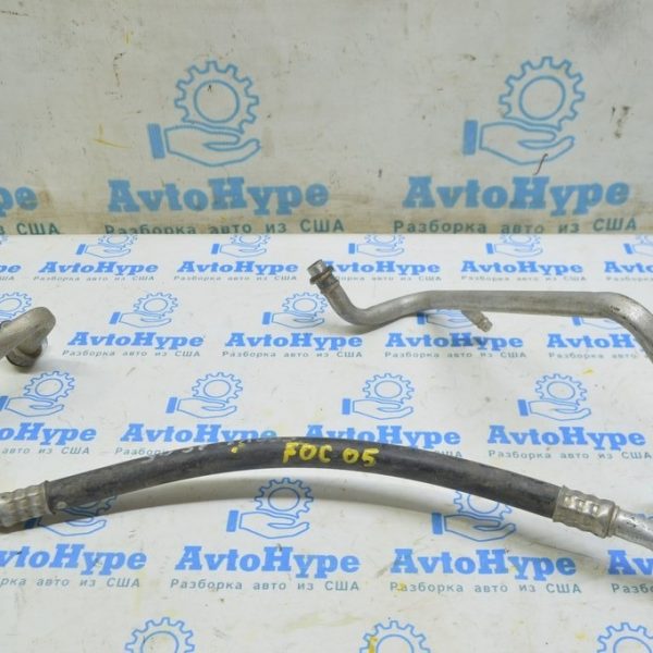 Трубка кондиционера компрессор-печка Ford Focus mk3 15-18 2.0 рест в сборе как на фото (05) F1FZ19D742T
