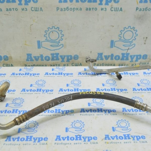 Трубка кондиционера компрессор-печка Ford Focus mk3 15-18 2.0 рест в сборе как на фото (03) F1FZ19D742T