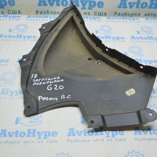 Защита треугольник подкрылка переднего правого BMW 3 G20 19- реал В.С. 51717340862