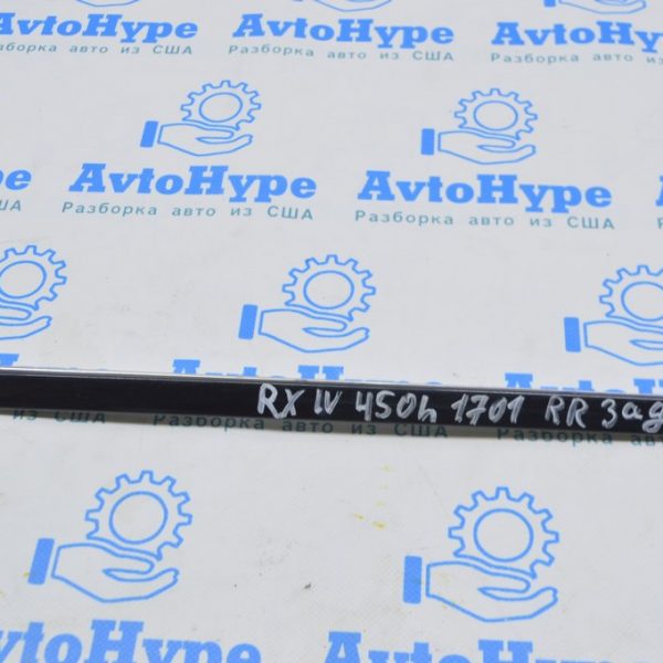 Молдинг двери боковой задний правый Lexus RX350 RX450h 16-22 75765-0E040