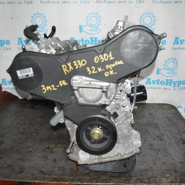 Двигатель 3MZ-FE Lexus RX330 04-07 пробег 32к,видео работы,подтвержденный пробег 19000-20810