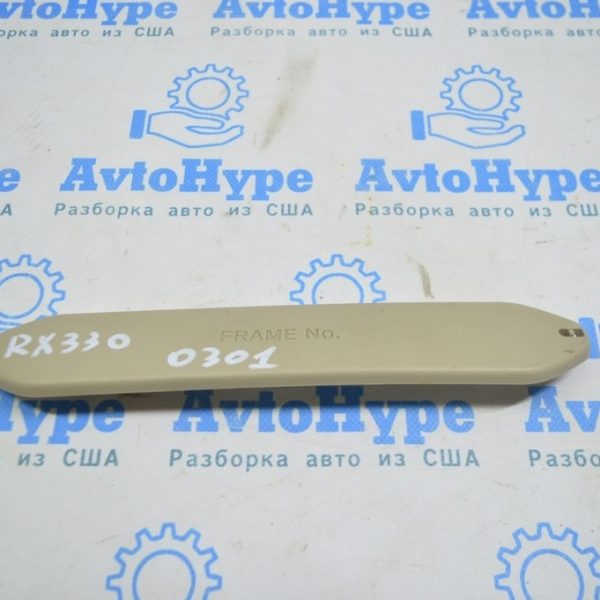 Накладка vin номера Lexus RX300 RX330 RX350 RX400h 04-09 беж 58534-48050