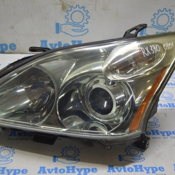 Фара передняя левая в сборе Lexus RX300 RX330 RX350 RX400 04-09 ксенон без AFS (01) идеал 81185-48260