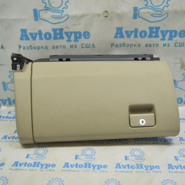 Перчаточный ящик, бардачок Lexus RX300 RX330 RX350 RX400h 04-09 кожа, беж 55501-48090-A0