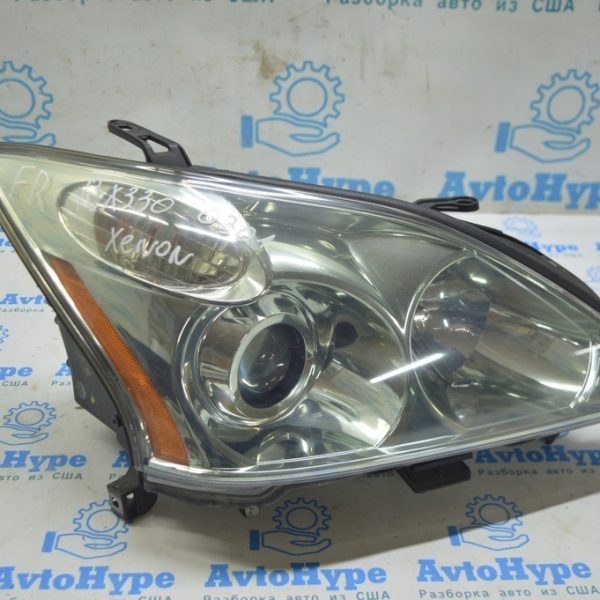 Фара передняя правая в сборе Lexus RX300 RX330 RX350 RX400h 04-09 ксенон без AFS (01) идеал 81145-48260