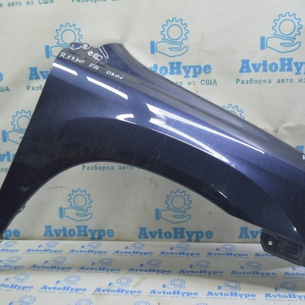 Крыло переднее правое Lexus RX300 RX330 RX350 RX400h 04-09 (01) в цвет синий 53811-48080
