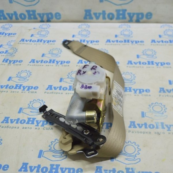 Пассажирский ремень безопасности Lexus RX300 RX330 RX350 RX400h 04-09 беж 73210-48090-A0