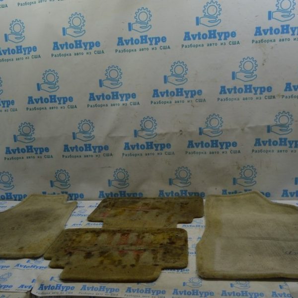 Комплект ковриков салона Lexus RX300 RX330 RX350 RX400h 04-09 беж (01) зад под химчистку 58510-48150