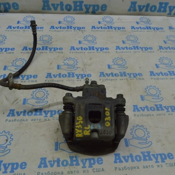 Суппорт задний левый Lexus RX300 RX330 RX350 RX400H 04-09 (01) пробег 32к идеал с колодками 47850-0E020