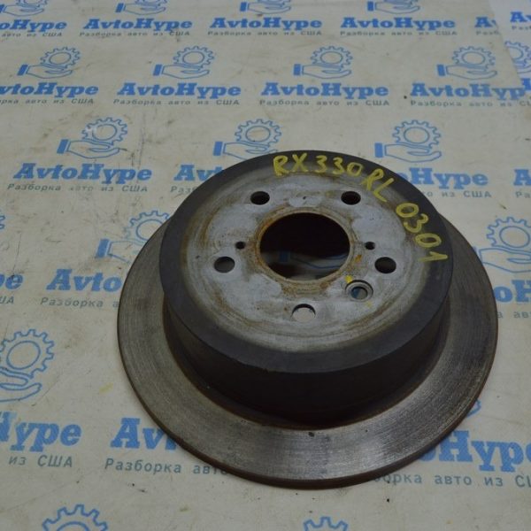 Диск тормозной задний левый Lexus RX300 RX330 RX350 RX400h 04-09 (01) 32к пробег 42431-48040