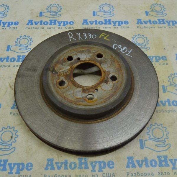 Диск тормозной передний левый Lexus RX300 RX330 RX350 RX400h 04-09 43512-48081