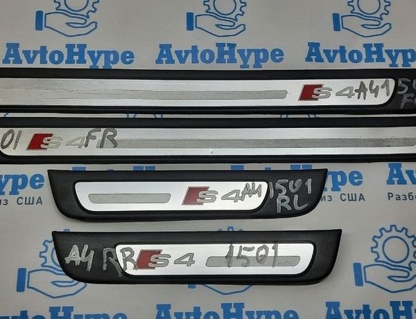 Комплект накладок порога  Audi S4 b8 08-16 8k0853373b