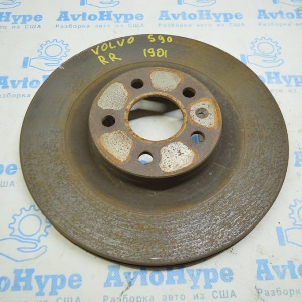 Диск тормозной зад прав Volvo S90 16- 31471816
