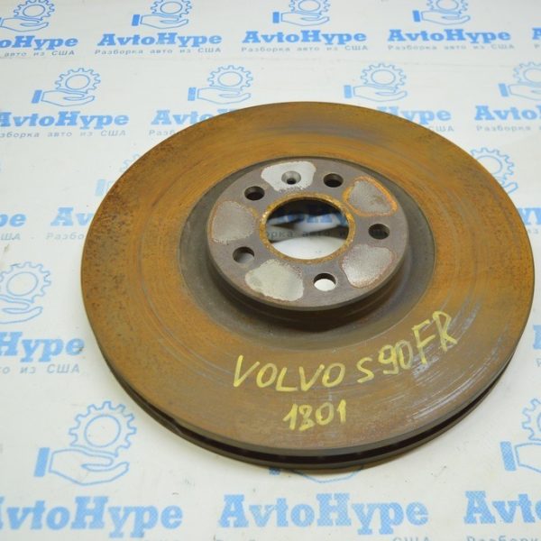 Диск тормозной передний правый Volvo S90 16- 345/30мм 31423722 31471752