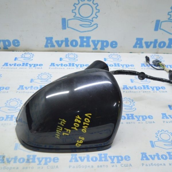 Зеркало боковое левое в сборе под 360 Volvo S90 16- (01) 14пин черный цвет 717 31663290